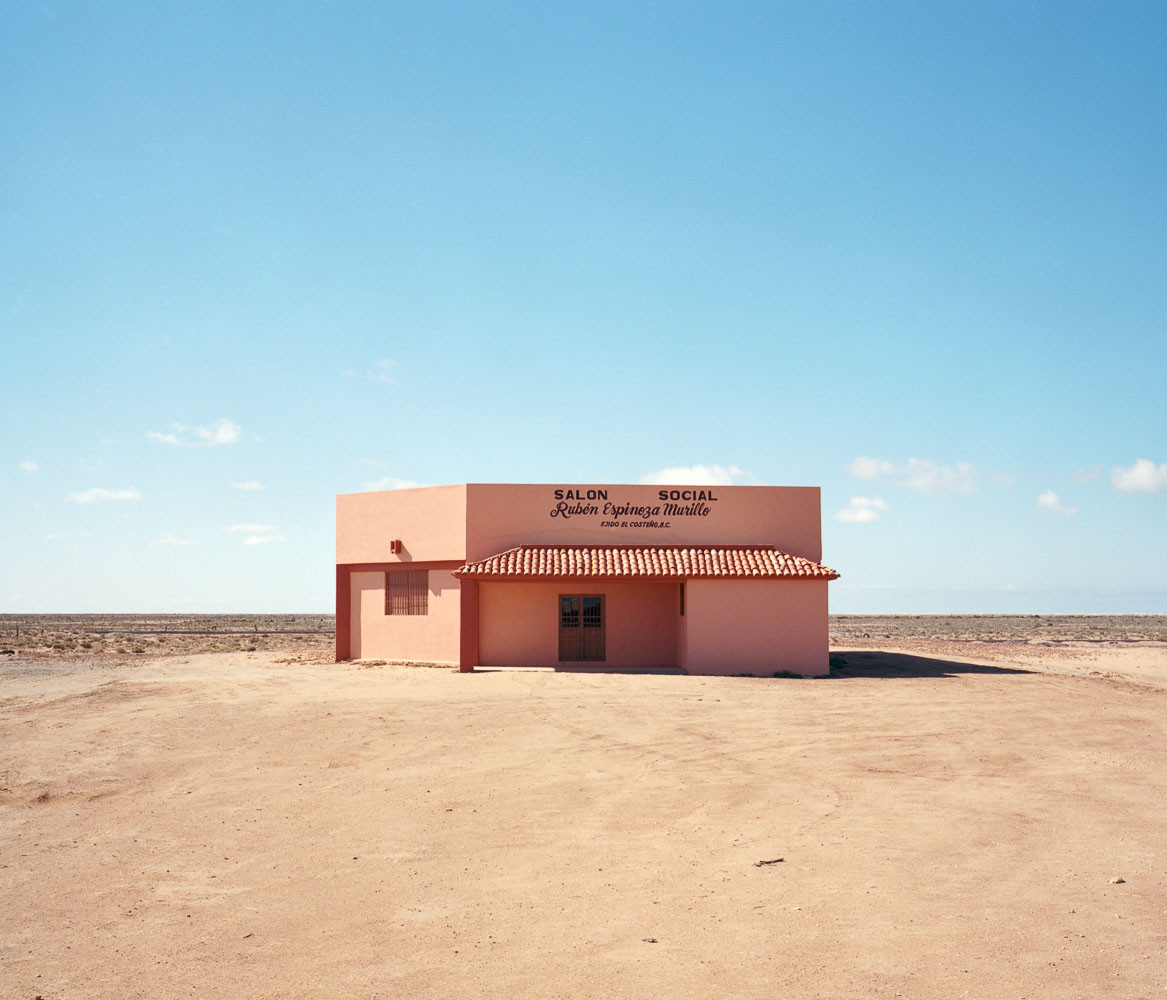 Empty social center in Baja, Mexico
