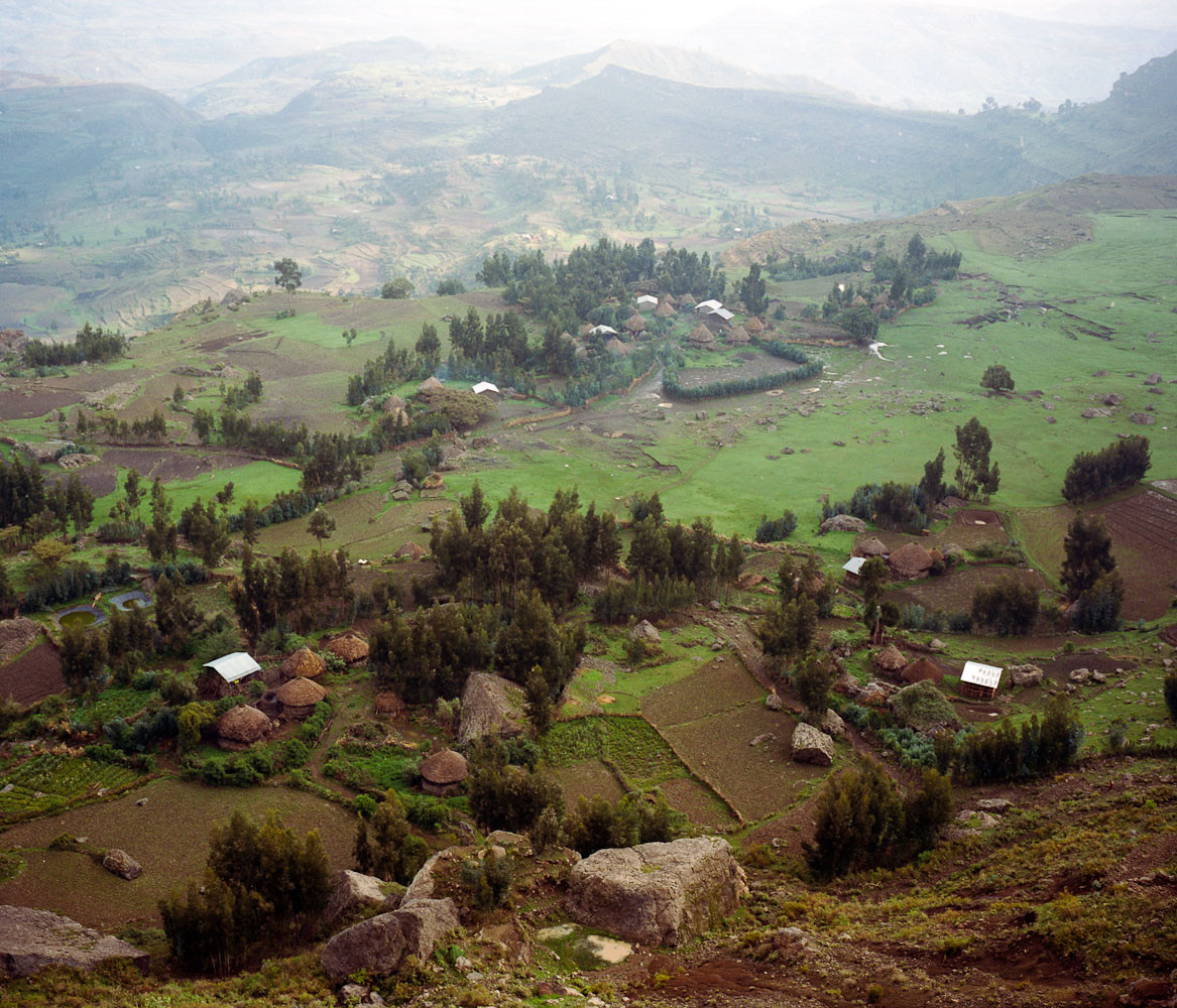 Landscape in the Wollo Highlands, Ethiopia